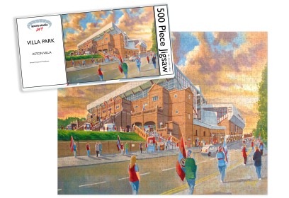 Villa Park Stadium Fine Art 'Going to the Match' Jigsaw Puzzle - Aston Villa FC